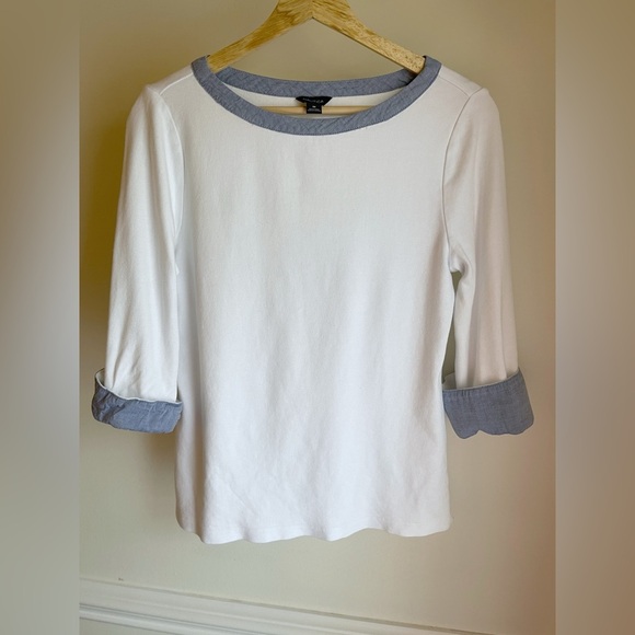 Nautica Tops - Nautica Denim-Trim Top – Size M